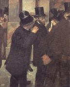 Edgar Degas Portrait at the Stock Exchange (nn020 Germany oil painting reproduction